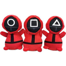 Мягкая игрушка антистресс "Ударь меня" Игра в кальмара со звуковыми эффектами